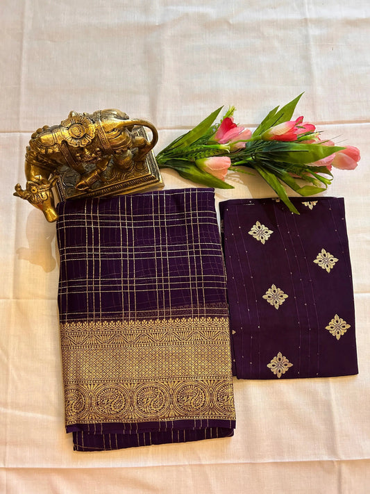 Viscose Georgette Saree