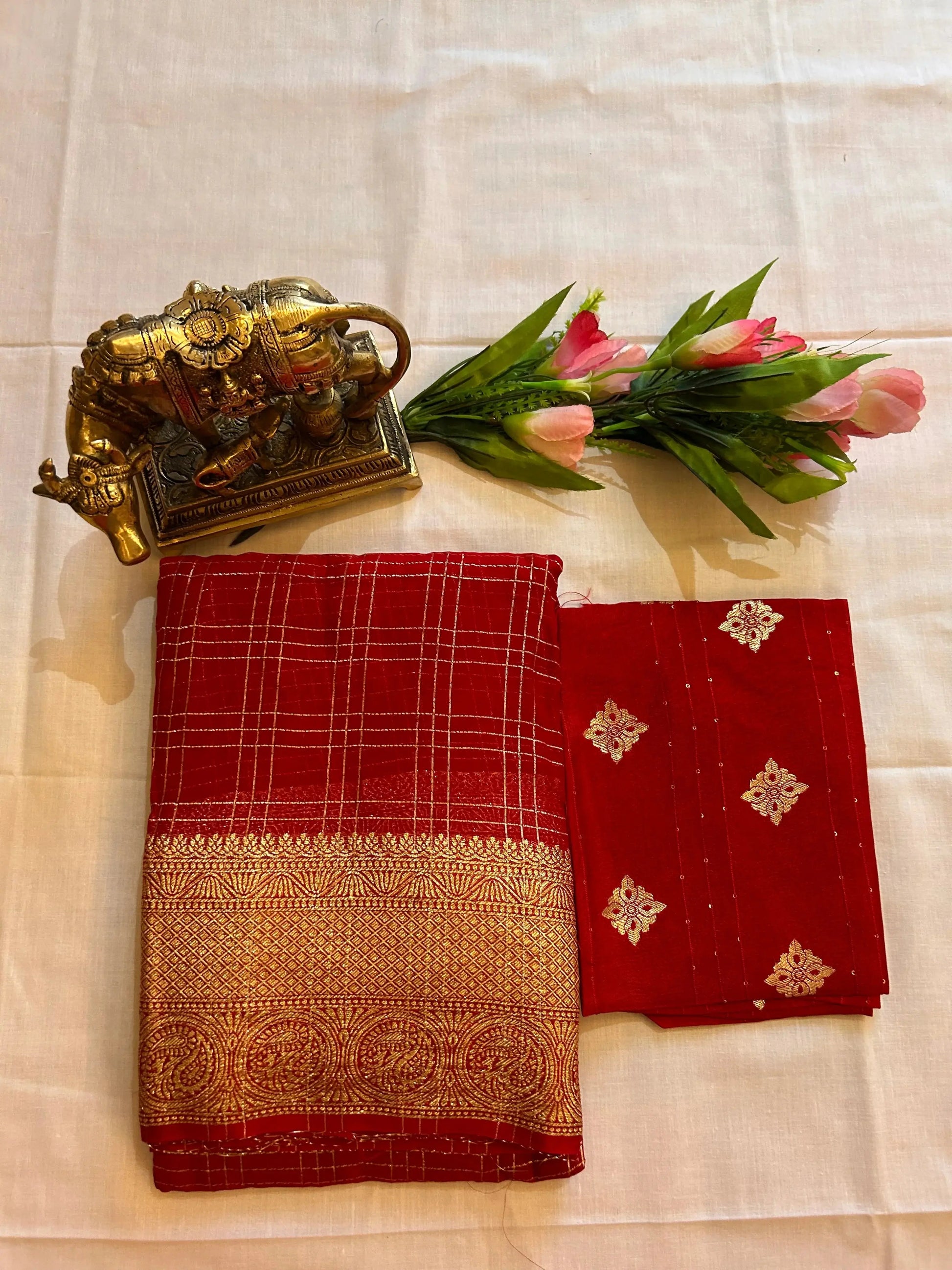 Viscose Georgette Saree