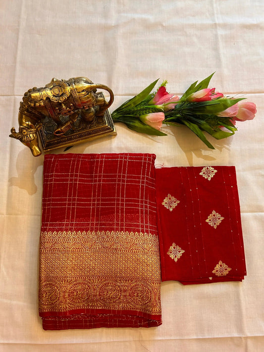 Viscose Georgette Saree