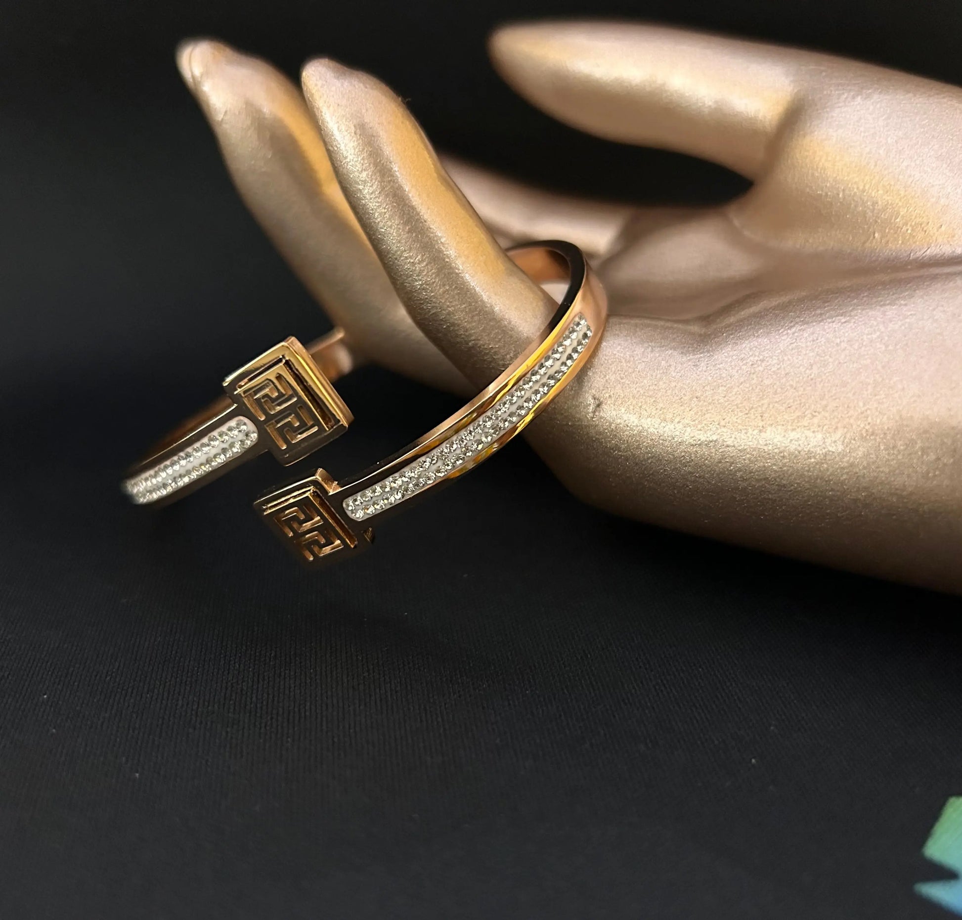 Rose Gold Shade Bracelets Mandira Silks