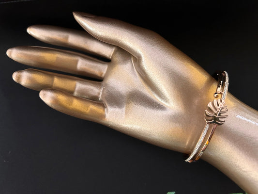 Rose Gold Shade Bracelets Mandira Silks