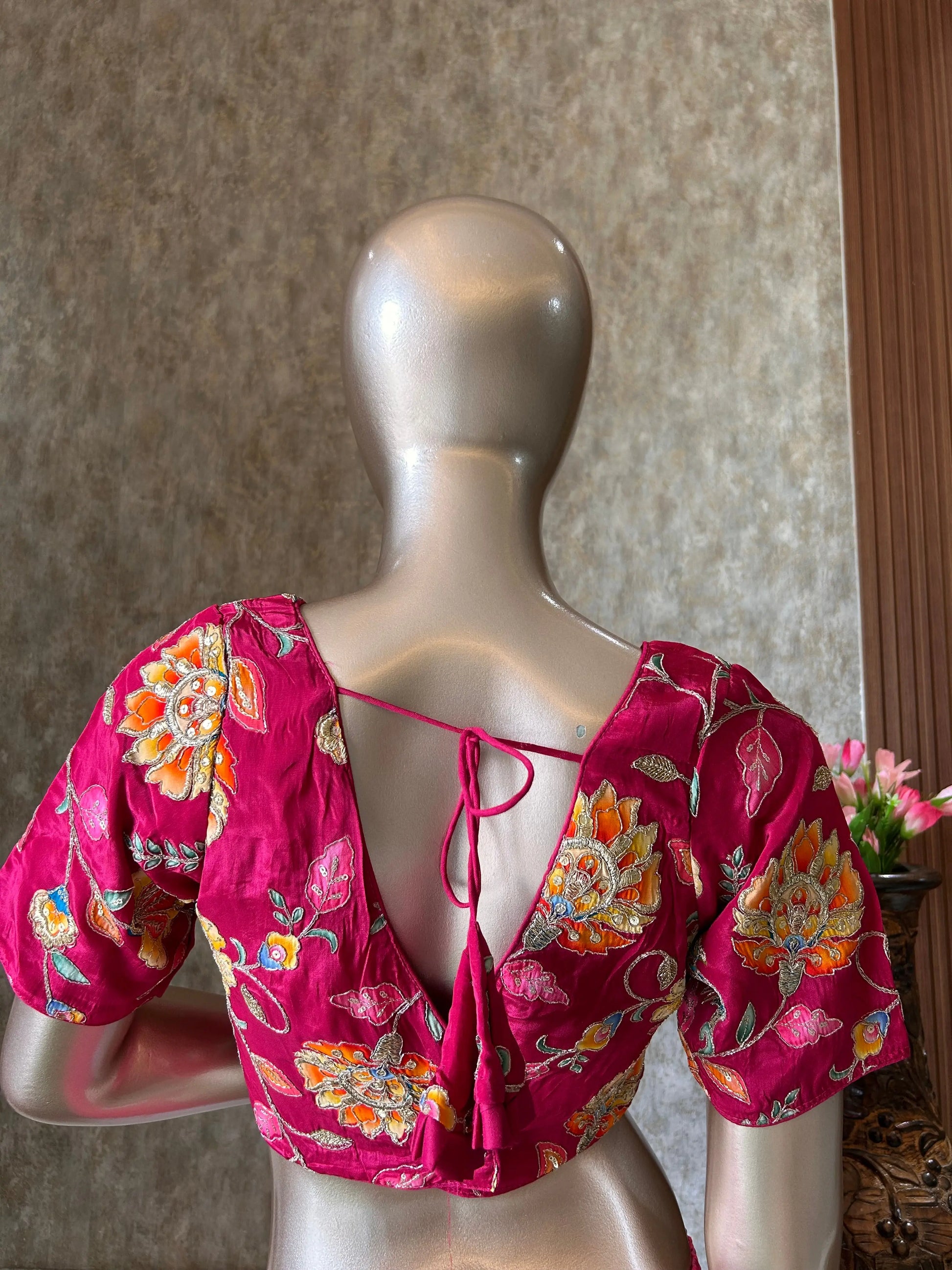 Designer Blouse-Back side