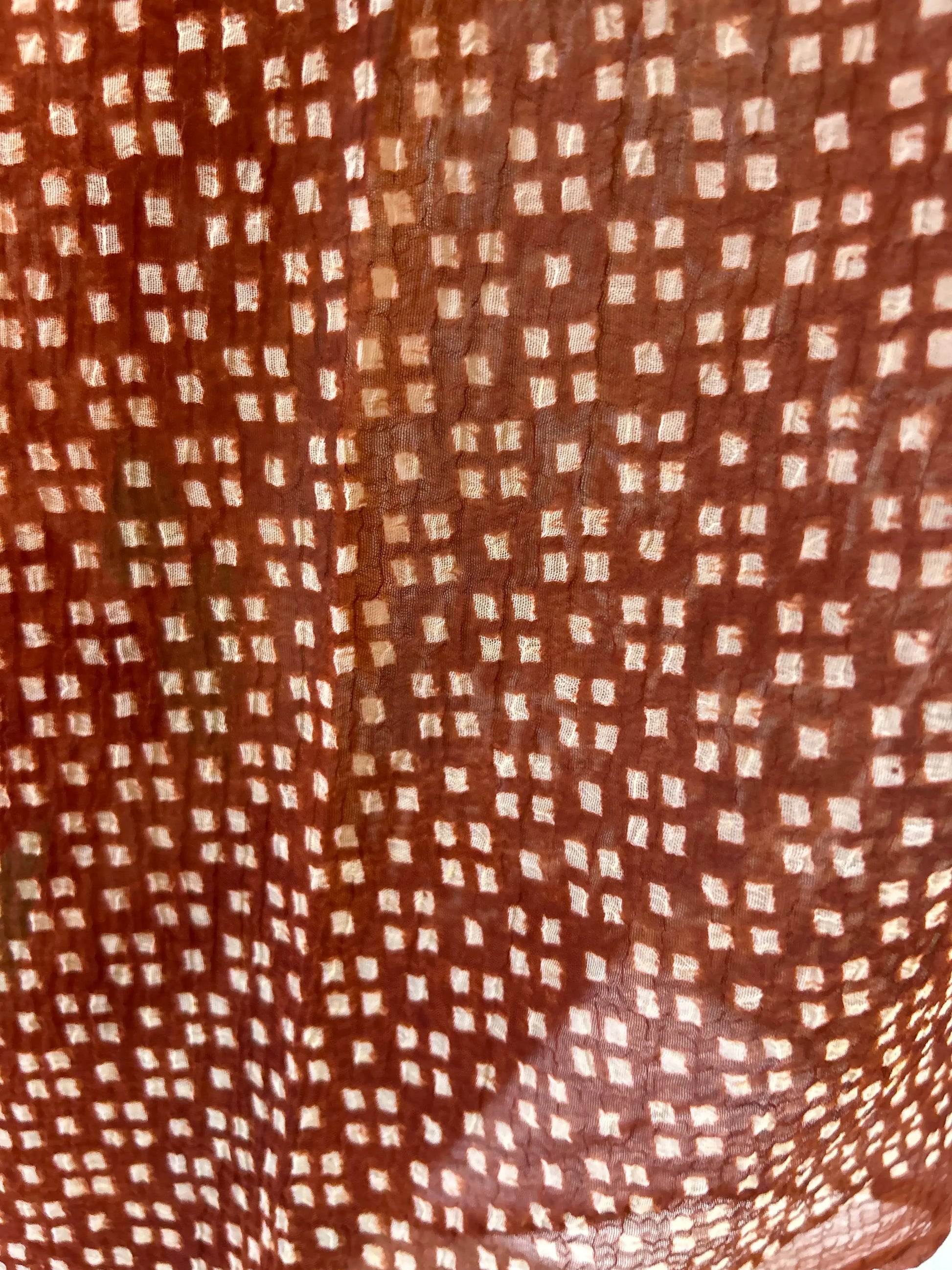 Coffee brown color marble Georgette saree for Daily Wear Mandira Silks