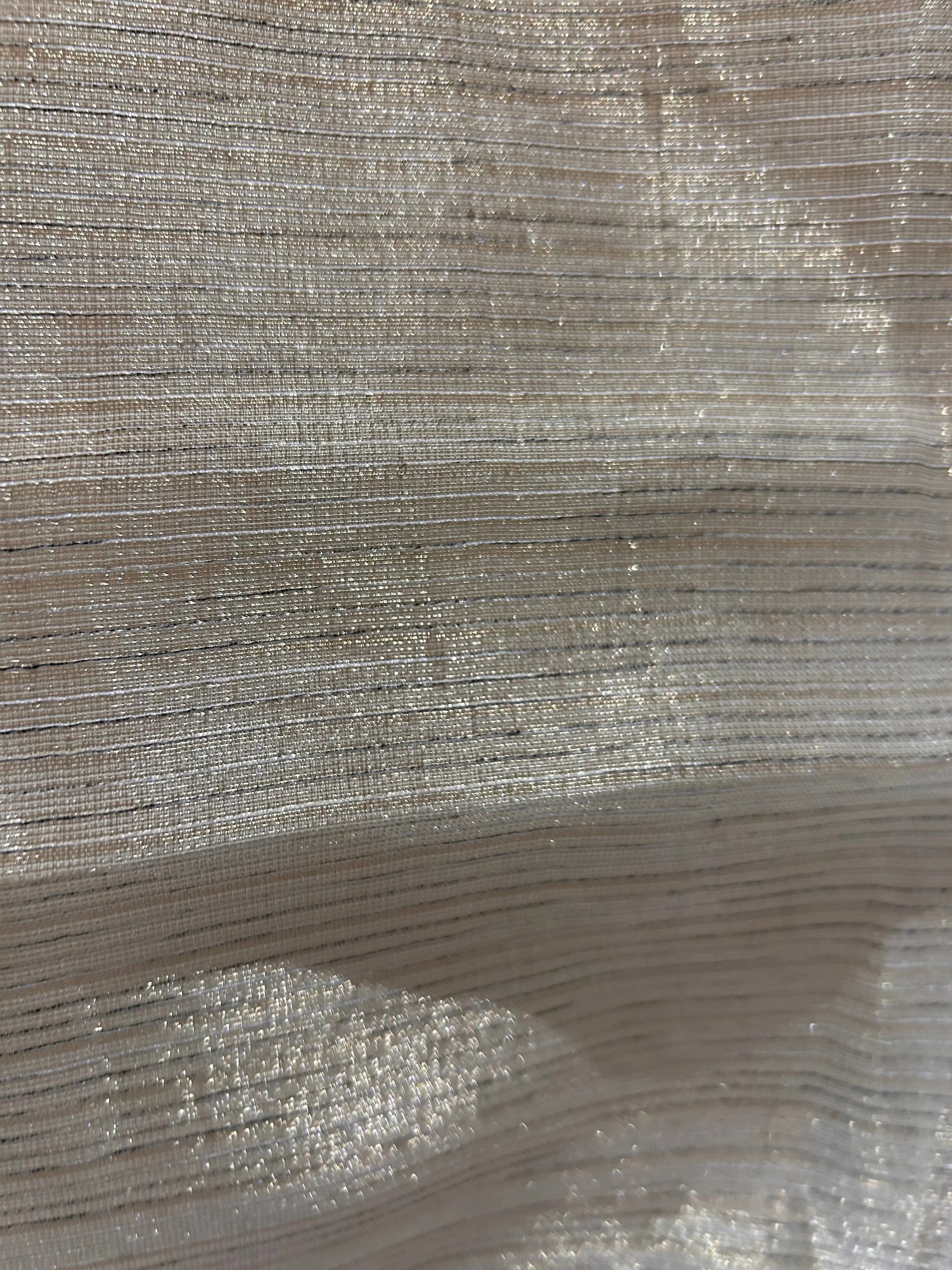 Wheatish white color Chapa Tussar Saree with kantha stich Mandira Silks
