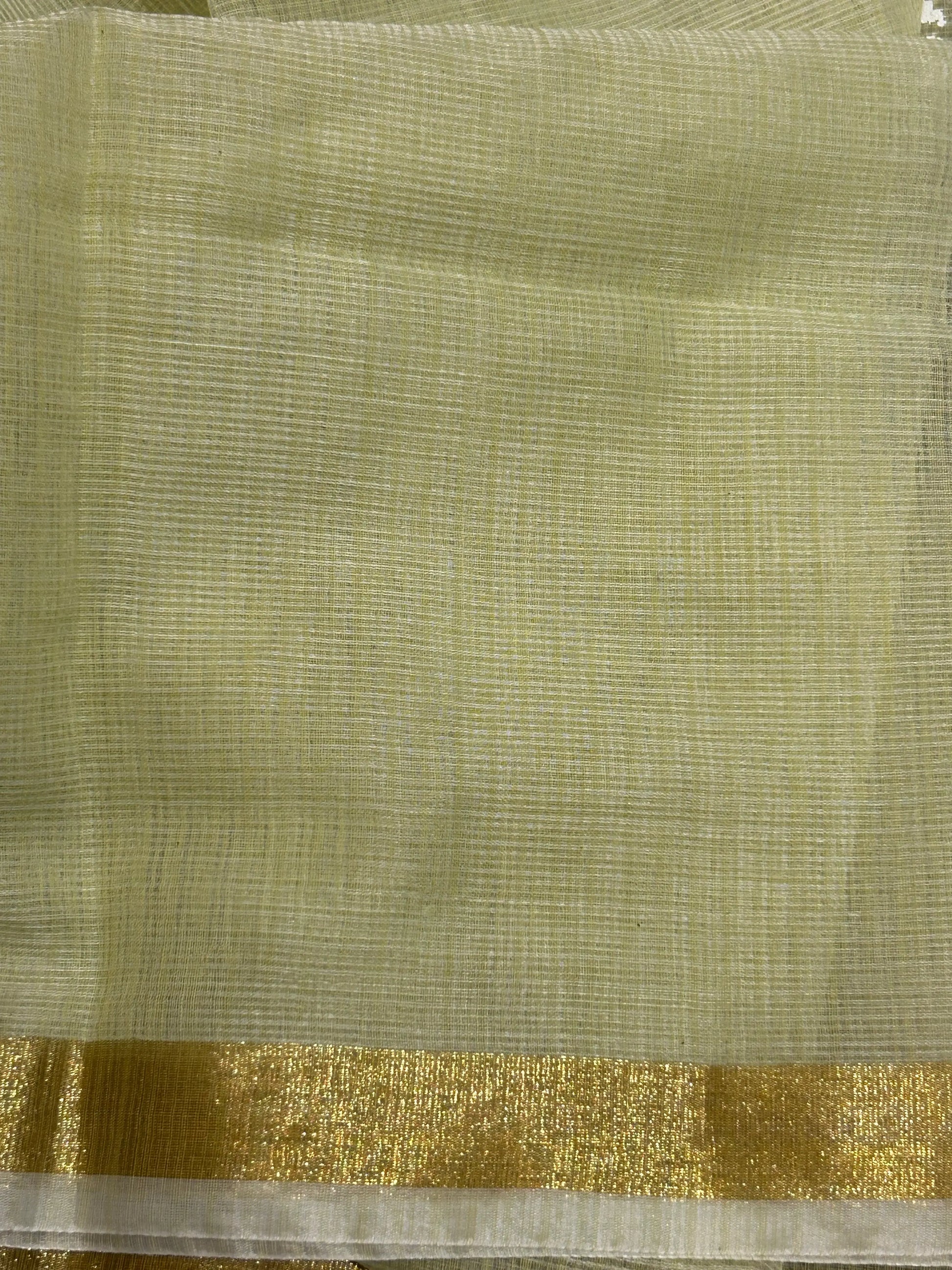Green Color Kota saree with floral paint Mandira Silks