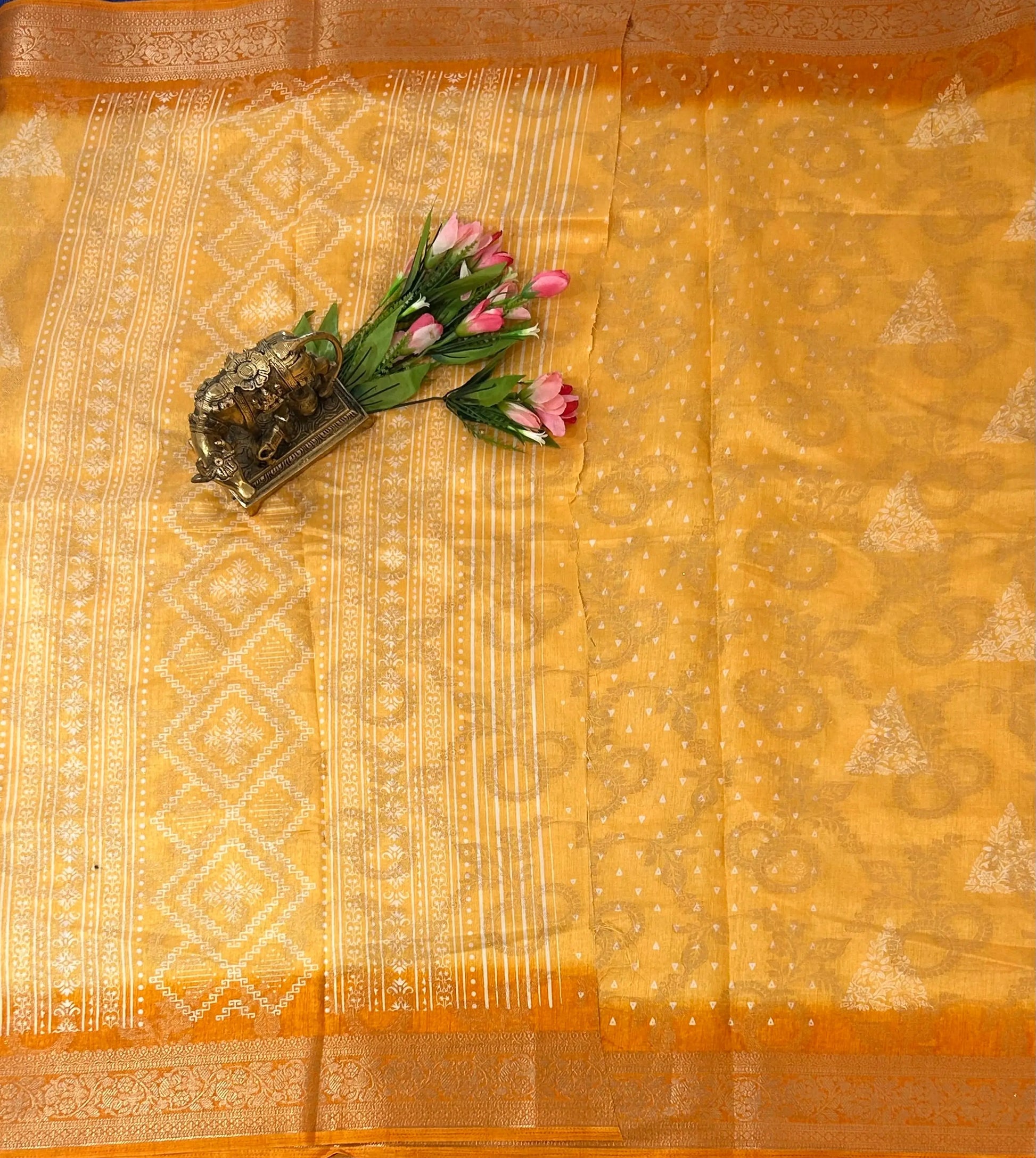 Chanderi silk saree Mandira Silks