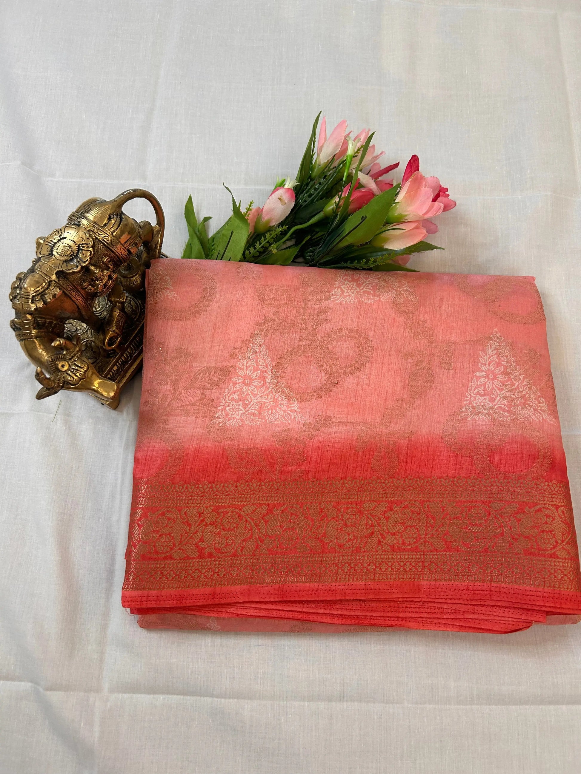 Chanderi silk saree Mandira Silks