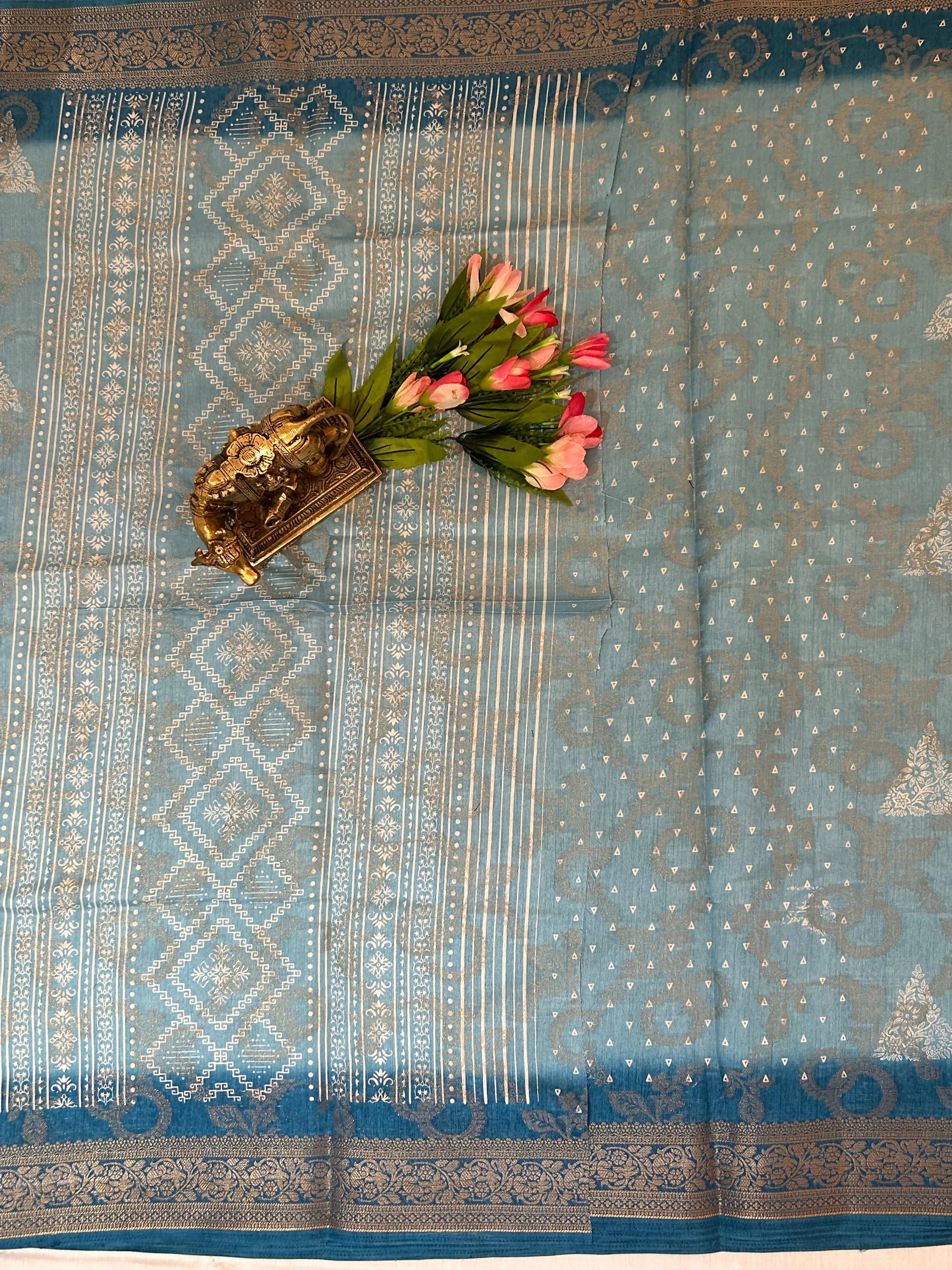 Chanderi silk saree Mandira Silks