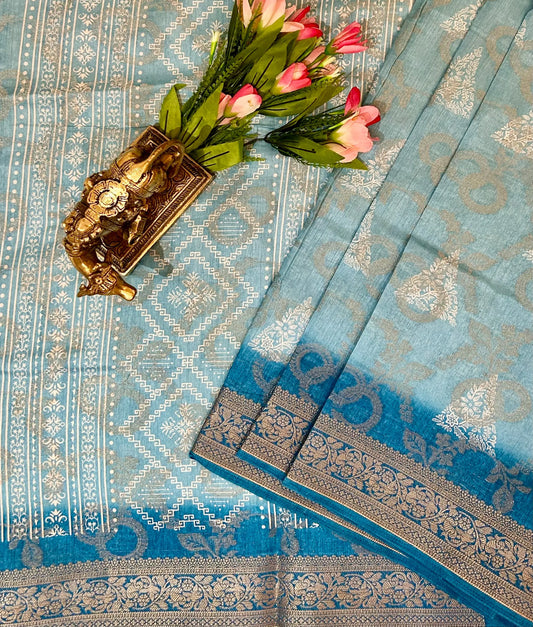 Chanderi silk saree Mandira Silks