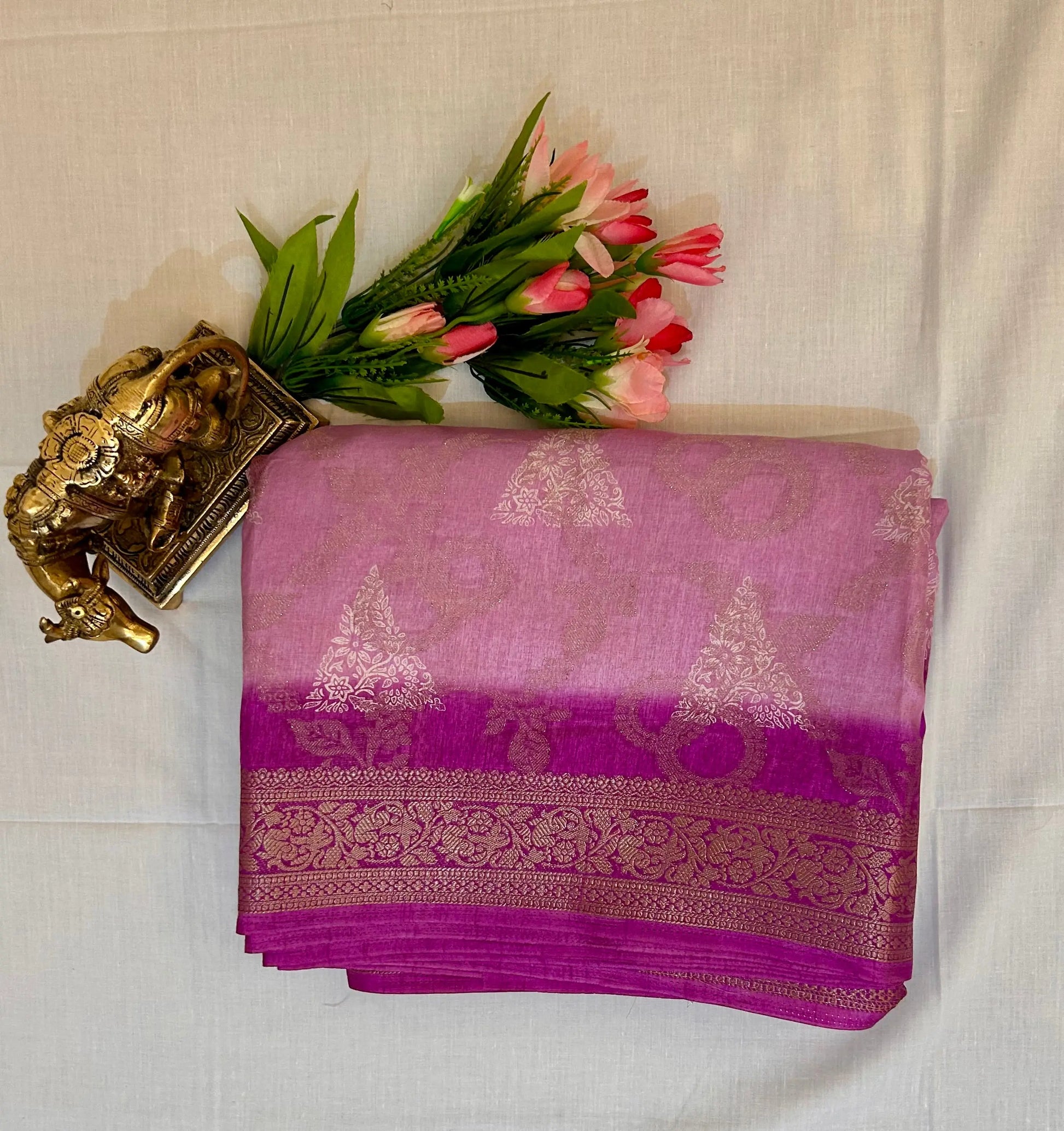 Chanderi silk saree Mandira Silks